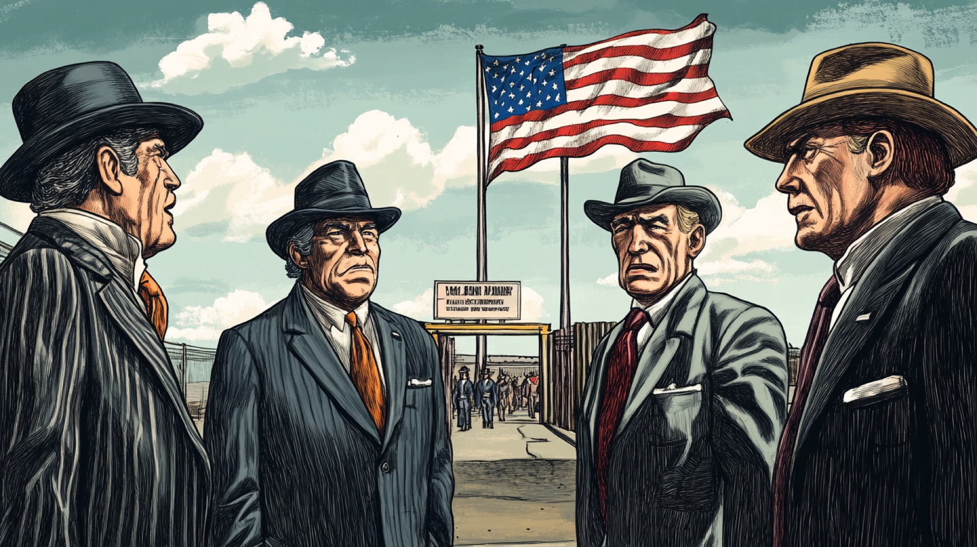 Stock ticker with buyback announcement flowing across trading floor screens